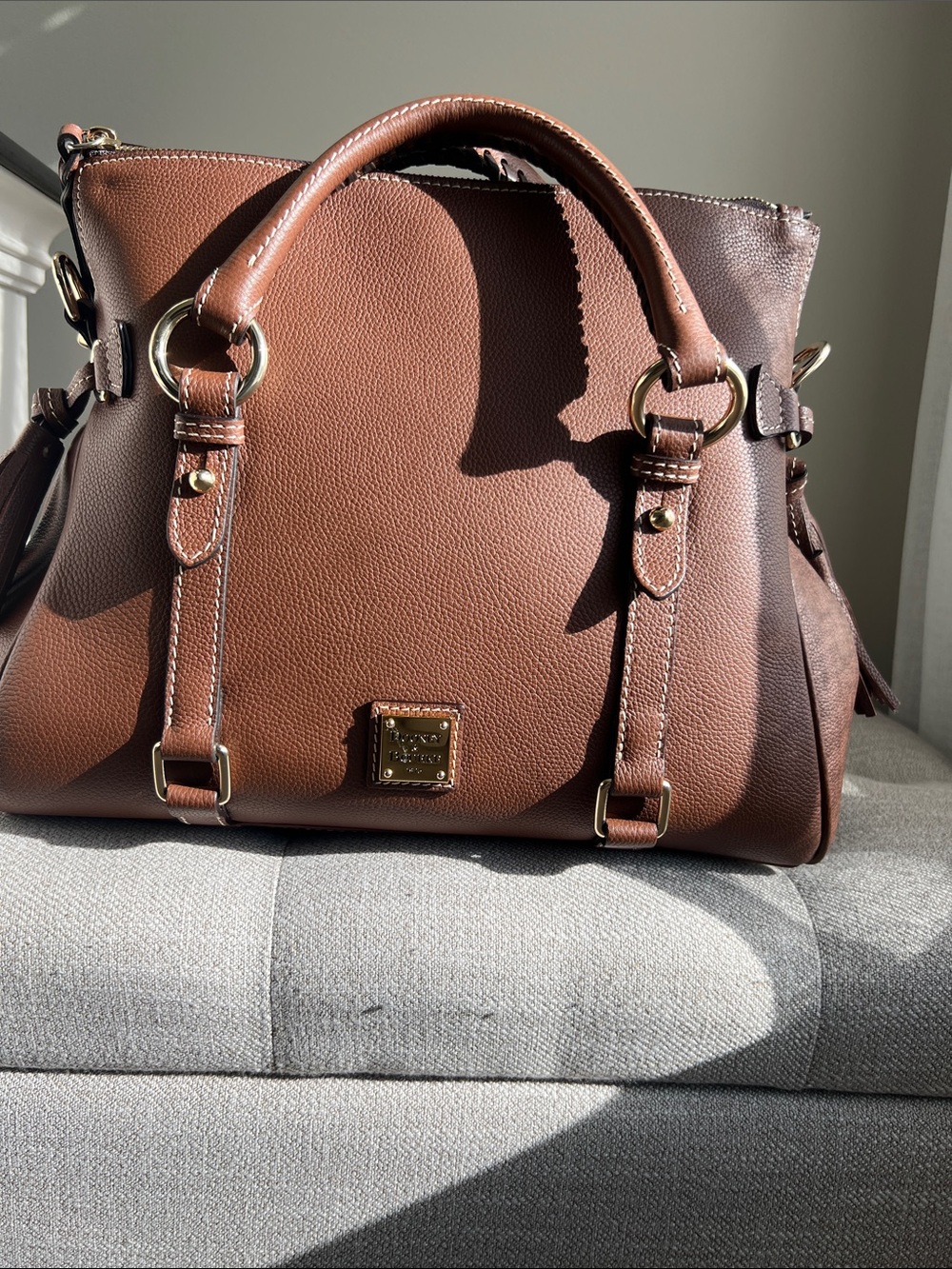 Dooney & Bourke Sorrento  Large Satchel Brown BBARB1940 BNBN